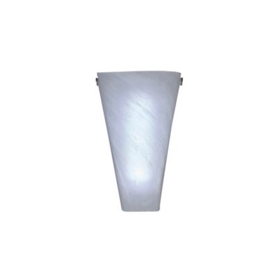 Buy Frosted Marble Glass Conical Wall Sconce in White from Bed Bath & Beyond